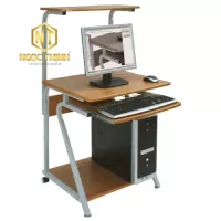 Bàn máy tính khung thép sơn tĩnh điện kết hợp gỗ ép chân không BMT97A